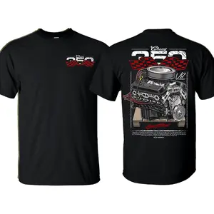 Chevy 350 V8 Engine Power Men's T-shirt, Premium quality Organic 100% Cotton Men's Solid T-shirts, Regular Fit Size S - 5XL, Made in USA