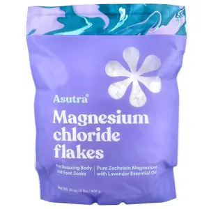 Asutra Magnesium Chloride Flakes, 32 oz (907 g)