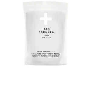 Iles Formula Signature Hair Turban Towel in White