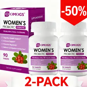 Women’s Probiotics 90 Billion CFU + Organic Prebiotics – Cranberry & Vitamin C Formula – Gluten & Soy-Free, US-Made – 2-Pack Long-Term Gut + Immune Balance Set for Women (18 Strains)