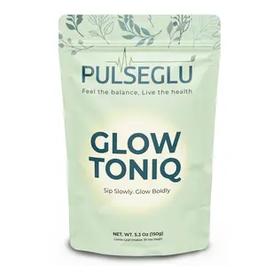 PULSEGLU Glow Herbal Tea, Fertility Tea | Reproductive Cleanser | Organic handcrafted| Handmade| small batches |  5.3 Oz hibiscus, cloves, orange peel, cinnamon, ginger roots, cloves tea | Feminine herbal tea | Fertility herbal tea