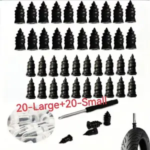 Vacuum Tire Repair Nail Kit, Professional Car Tire Repair Screws with Tool for Electric Car Motorcycle, Car Tire Repair Tool, Automotive Repair Tools, Automotive Maintenance Tools, Tire Patch Repair Kit
