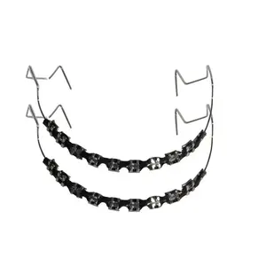 Oral Fashion Braces, 1-Pair Colorful Temporary Tooth Decoration with Metal Wires, Metal Brackets and Orthodontic Ligature Ties, High Quality