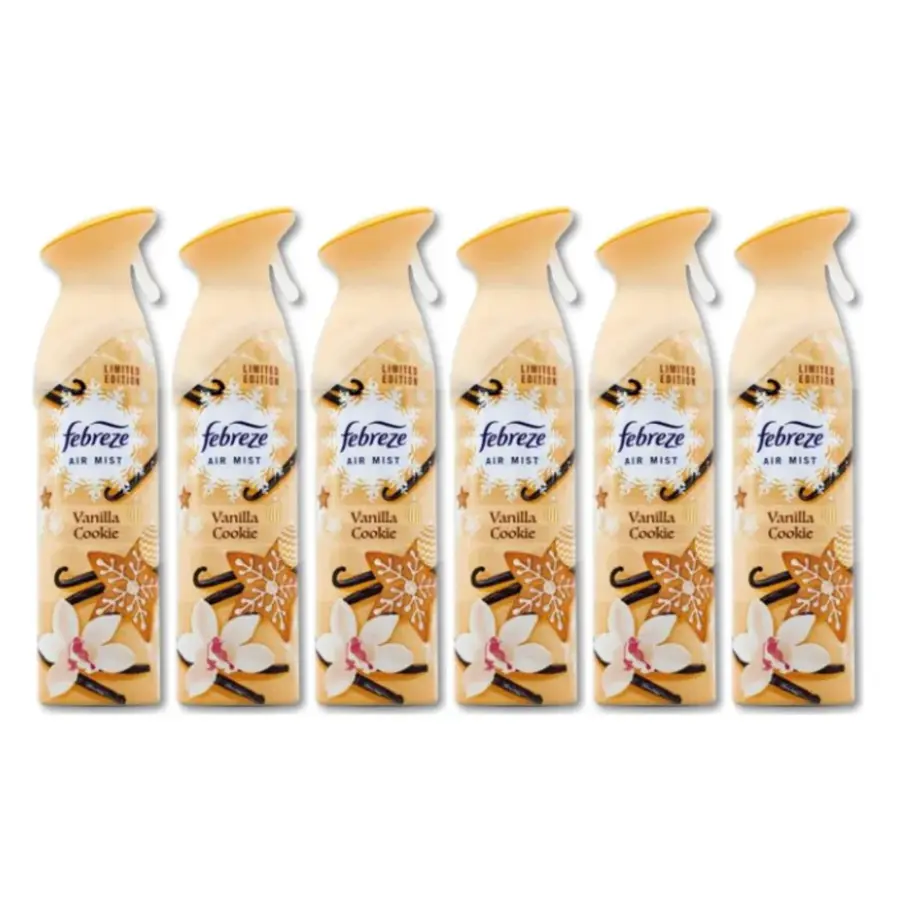 Febreze Air Mist Air Freshener Vanilla Cookie Limited Edition (6 PACK)