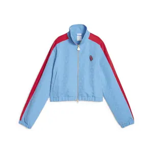 PUMA Womens X Dapper Dan T7  Athletic Outerwear Casual - Blue