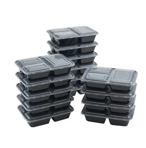 30 Piece 3 Compartment Meal Prep Food Storage Containers - Versatile Storage Solution for Meal Preparation and Organization