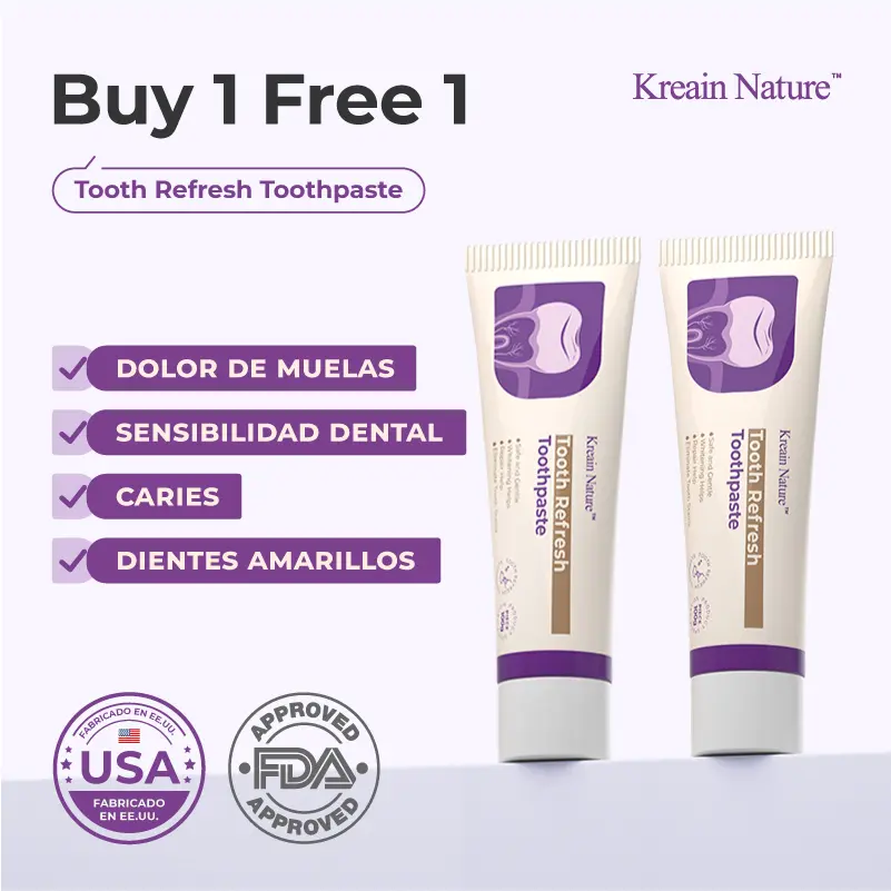 [Buy 1 Get 1 Free]Kreain Nature 4 Oral Care Toothpaste, fresh breath, prevent tooth loss, natural ingredients, gentle care