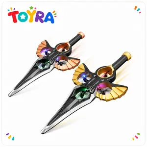 Flying Sword Drone Children's Toy- 2.4GRemote Control Foam Model AirplaneSwordhilt Design with One-Button Rotation &Barometric Lift Christmas