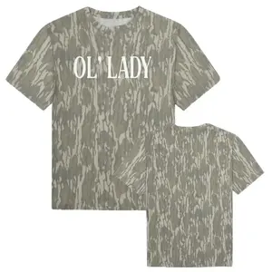 Mossy Oak Bottomland OL' LADY, Mossy Oak Bottomland T-Shirt, Camouflage Shirt, Gift for Men