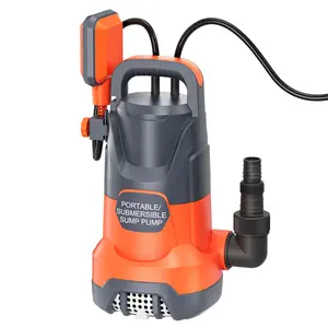 Sump Pump with Float Switch Submersible Water Pump Automatic 1.2HP 4200GPH Portable Dirty Clean Water Transfer Pump for Pool Draining Hot Tub Basement