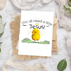 Cute Mini Resin Duck Pocket Hug Cards, 1-100pcs Set, Funny Positive Design, Perfect for Opening Ceremonies & Gifts