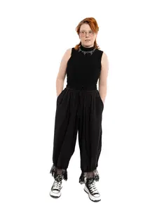 Adella Relaxed Bloomer Pants (Black) RESTOCKED!