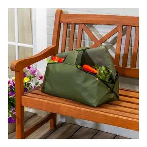 Evergreen 3-in-1 Convertible Garden Tote w/ Kneeler Mat