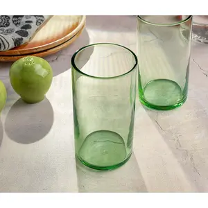 Acopa Pangea Tall Fluorite Green Glass Set
