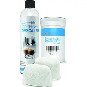 - Designed For Breville Cleaning Kit - 40 Breville Compatible Cleaning Tablets + 2 Espresso Machine Water Filters + 2-Use Descaler - Espresso Machine Accessories