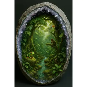 Rainforest Geode