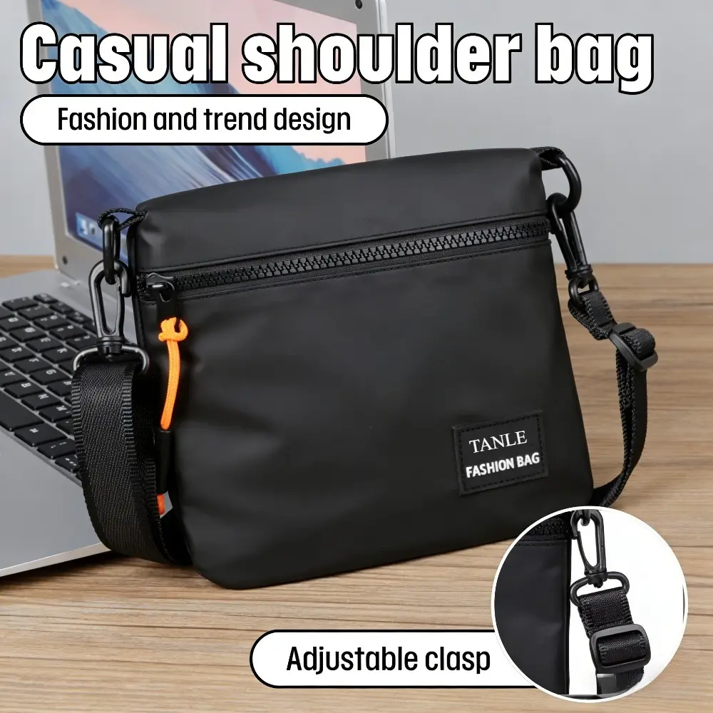 Crossbody Bag Lightweight Sling Bag with Zipper Closure Waterproof ,for Travel, Commuting & Outdoor Sports