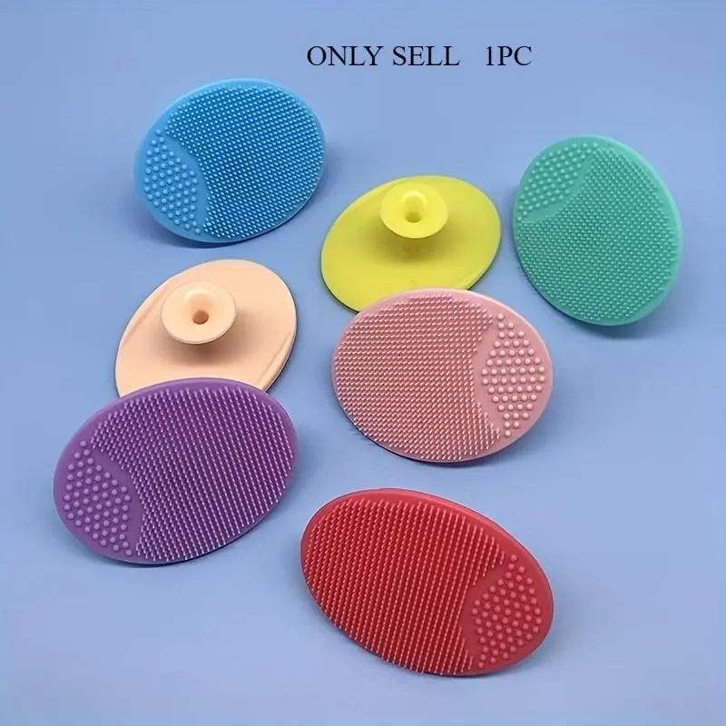 Gentle Silicone Face Massager & Exfoliator Brush, Facial Brushes, Face Scrubber, Skin Care Tools, Pore Scrubbing Brush – Deep Pore Cleansing, Blackhead Removal, Blackhead Extractor Tool, Alcohol-Free for Sensitive Skin