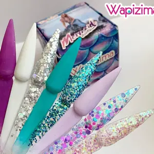 Wapizima collection set mermaid  acrylic for nails