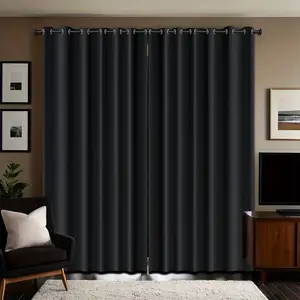 2-Piece Matte Curtain Set, Privacy Grommet Curtains, Window Curtain, 100% Light Blocking Grommet Top Drapes for Living Room Bedroom Outdoor Home Decor, Minimalist Style, Home Decoration Curtain