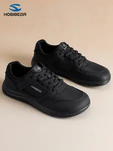 HOBIBEAR Wide-Toe Soft-Sole Sports Shoes for Spring/Autumn | Unisex Versatile Daily Casual Hiking Style Shoes Hiking Footwear Trekking Camping Shoes for Outdoor Use