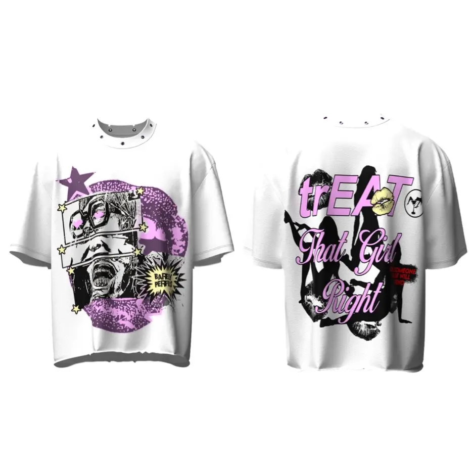 White Lavender “TrEAT” T-Shirt