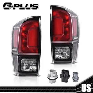 Fit For 2016-2021 Toyota Tacoma TRD Rear Tail Lights Brake Lamp Turn Signal Pair G-PLUS