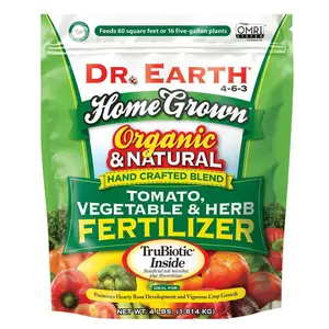 Home Grown 4 lbs. 60 sq. ft. Organic Tomato, Vegetable and Herb Dry Fertilizer 4-6-3