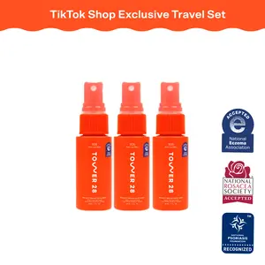 Tower 28 Beauty SOS Spray Trio - 3 x 1 oz Toner for Skin Repair & Calming - Hypochlorous Acid Formula - Dermatologist Approved Rescue Spray Set