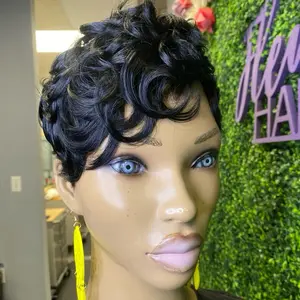 STAR Same Topper Different Style 8x8 Black #1 Quick Weave "Topper" for Short Hair & Hair Loss Large Coverage Adds Fullness Blends with Your Own Hair