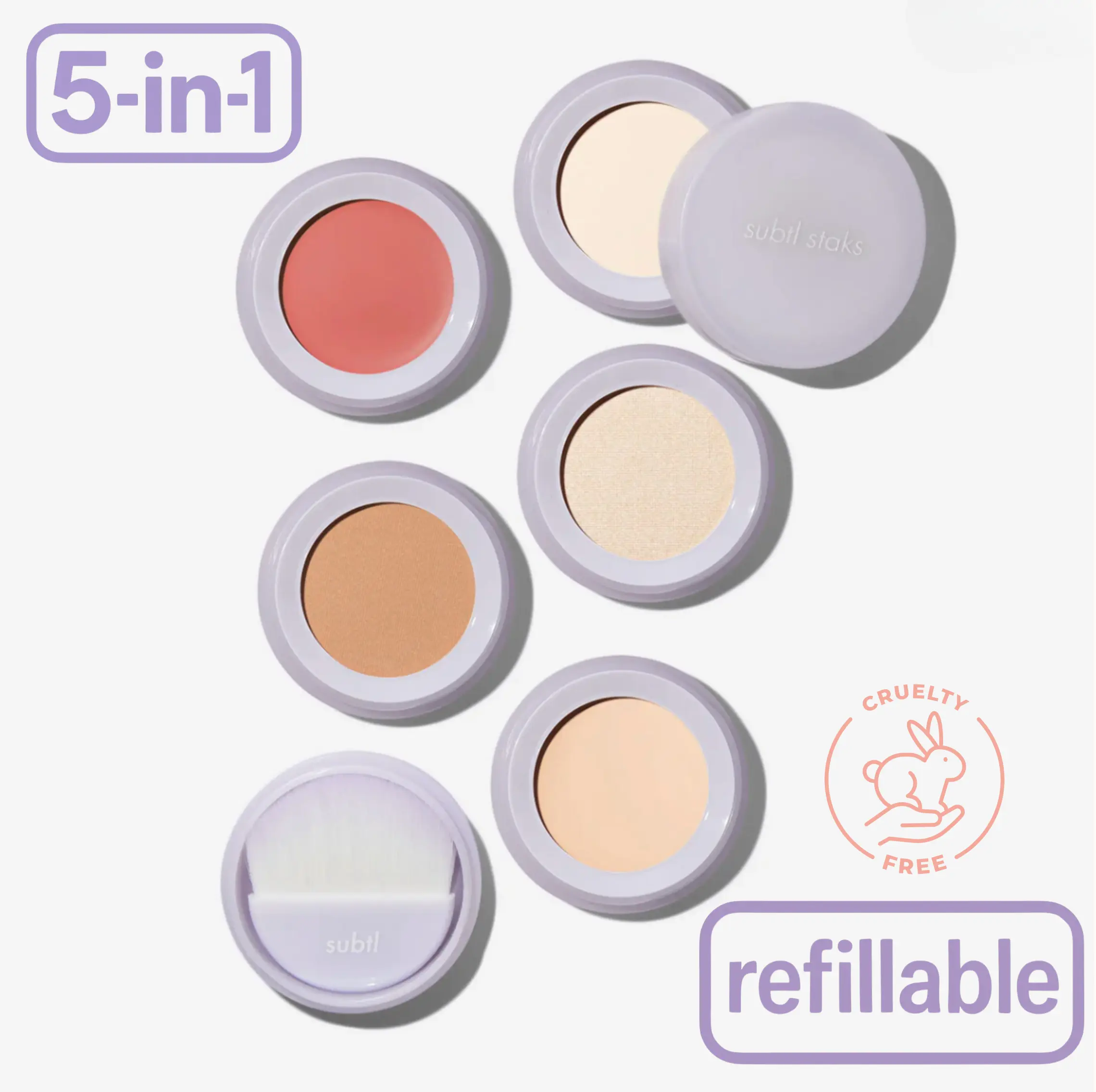 Starter Stak 5-in-1 Makeup Stak