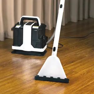 Portable Carpet & Upholstery Cleaner – 450W Motor, 11Kpa Strong Suction, Dual Brushes, Large Separate Water Tanks, 16FT Cord, IPX4 Waterproof, for Carpets, Sofas, Curtains, Car Interiors