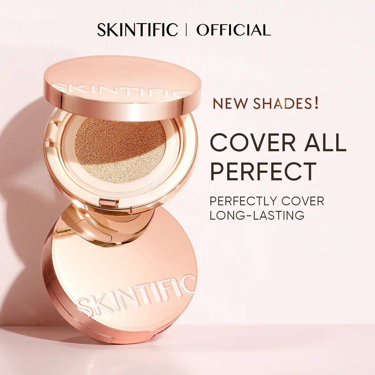 [ES] SKINTIFIC Cover All Perfect Cushion Foundation