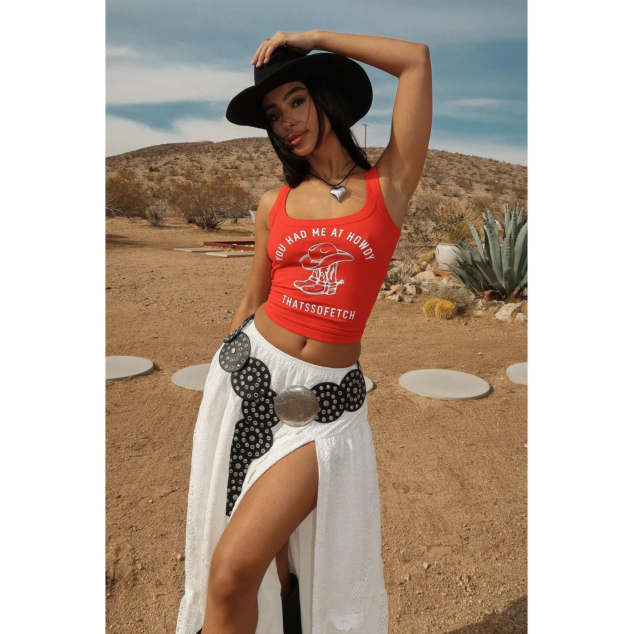 Bronco Top - Red