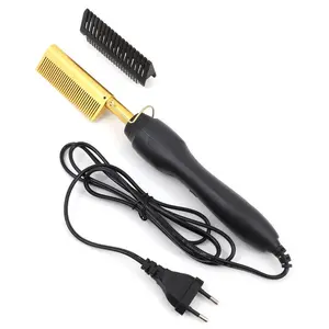 【Live Benefits】ISEE HAIR 1 Piece Hot Comb Multifunctional 2-in-1 Styling Iron for Straightening and Curling at Home Beginner Fridendly Vacation Hair #Summervibes#ISEECrochetNewArrivals