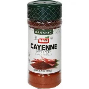 BADIA Organic Cayenne Chile Powder, 1.75 oz Spice Seasoning for Boosting Flavor in US Cooking