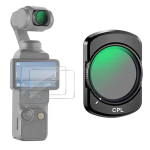 Magnetic Cpl Filter for Dji Osmo Pocket 3 Camera, Multi-Layer Coated Circular Polarizing Lens Kit, Compatible with Creator Combo Accessories