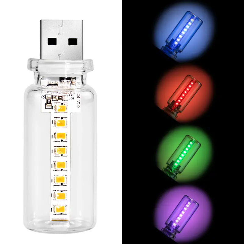 Car USB flashing night light,One light four modes Plug and play,Touch Dimmable Car USB Night Light,LED flashing car light,Car USB Flashing Night Light for Truck Drivers - Halloween Gift,camping light, party light, stepless dimming portable light.