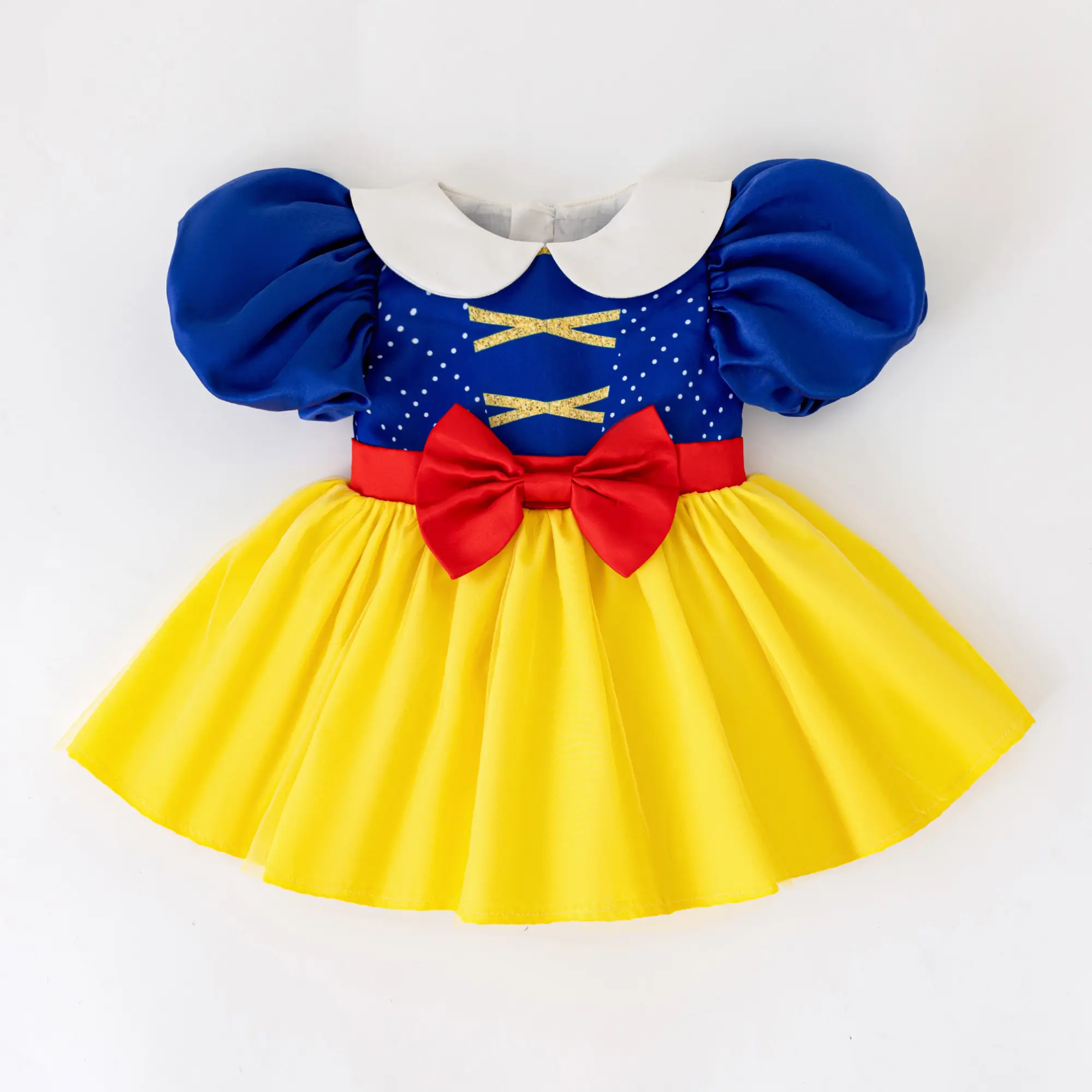01 Snow White Dress Newborn Girl Romper Dress Short Sleeve Mesh Tutu Dress Mesh Dress Triangle Crawling Clothes Soft Comfortable And Easy To Maintain