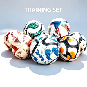 Size 5 Durable PU Leather Soccer Ball Set,Machine Stitched Training & EntertainmentFootball, Perfect Gift for Boys Men,Football training ball  Soccer ball with pictures Personalized soccer ball Curve shot Indoor soccer ball Youth training Sports gift outd