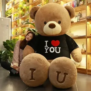 80/100cm Plush Toy Big Sizeteddy Bear Giant Pink Soft Stuffed Animals Pillow Dolls Grilfriend Girl Wife Birthday Valentines Day