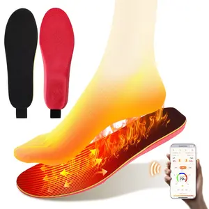 Electric Heated Insoles, Smart APP Control, Anti-Pressure, 3 Temperature Settings, USB Charging, Winter Foot Warmers, Holiday Gift, Shoe Insoles
