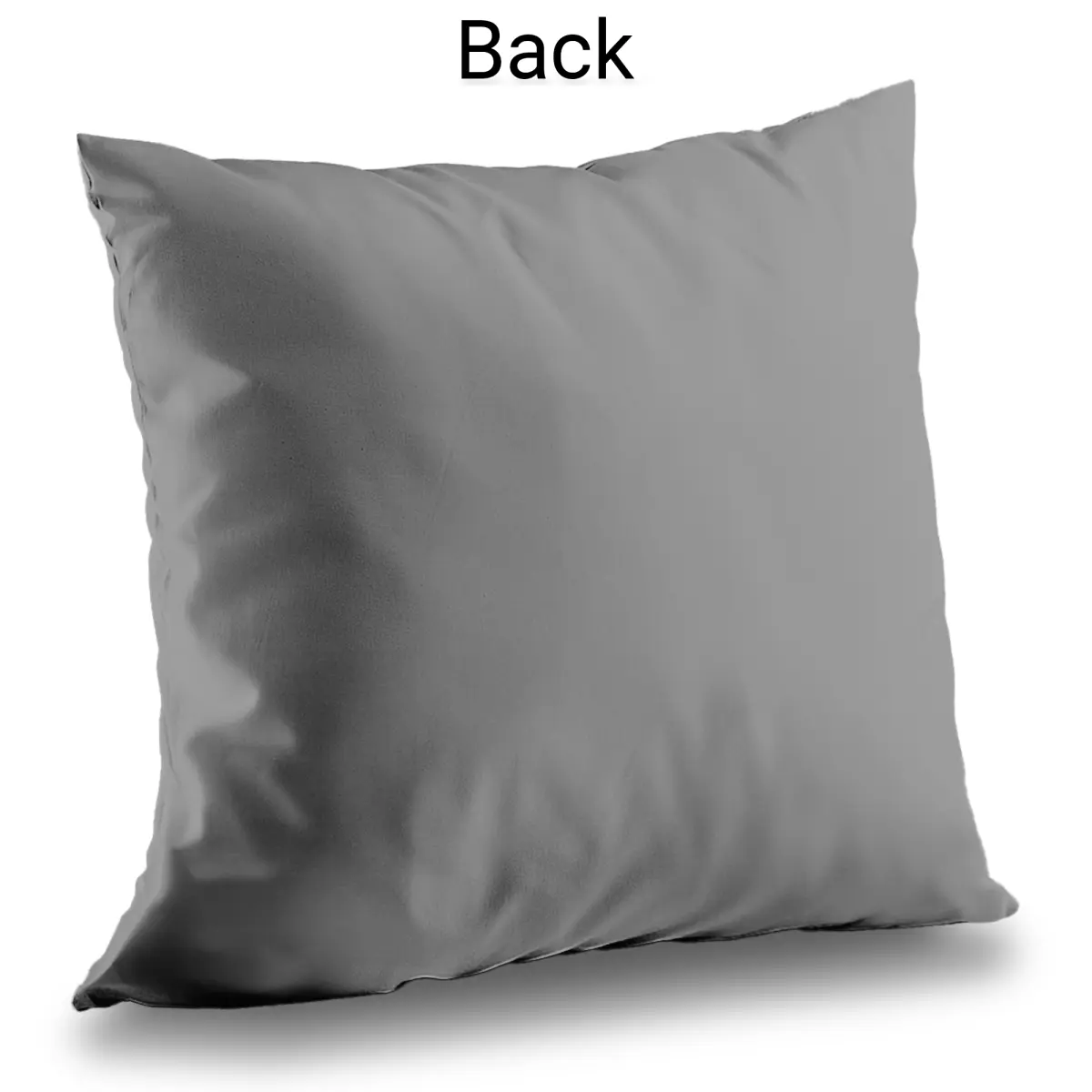 360 Stand 14x14 in Black White Poly Twill Pillow - Minimalist, Luxury Home Decor Accent, 14-Inch Standard Pillows, Black-And-White Standard Pillows