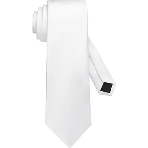 Men's Ties Solid Color Formal Neckties 3.15" (8CM) Black Ties For Men