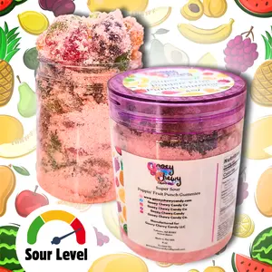 Super Sour Poppn' Fruit Punch Gummies - Chewy Candy