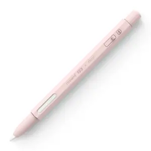 elago X MONAMI Case for Apple Pencil 2 - Retro Design, Durable Silicone Protective Stylus Cover Accessory  [Peony Pink]