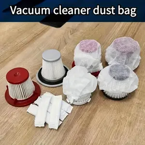 100 Pcs Disposable Vacuum Appliance Filter Bags, Fits Most Home Vacuums, Washable Replacement Filters, Easy Installation, Handheld Vacuum Accessories, Replacement Parts