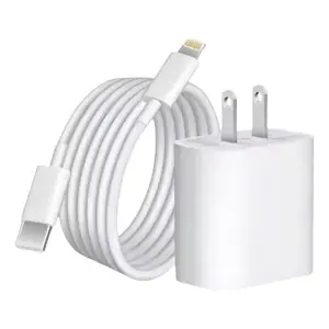 20W Fast Charging Charger with USB C to Lightning Cable, USB C Output, Compatible with iPhone 14/13/12/11/XR/x, Efficient Charging Solution for Apple Devices, Fast Charging Block, Power Adapter Kit