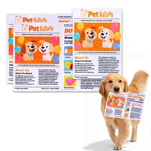 Pet Balloon Indestructible Newspaper Dog Toy Squeaky Chew for Boredom Relief Thickened Durable Teeth Cleaning Realistic Crinkle Safe Non Toxic Washable Quick Dry Interactive Play
