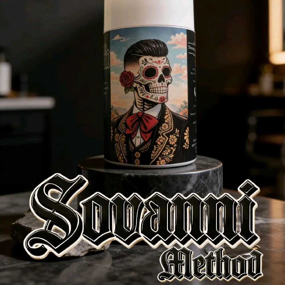 Sovanni Method Barber Hair Styling  Texture Powder - Strong Hold, Texture Boost, Volumizing Effect for Haircare Needs Lightweight Matte Cosmetic